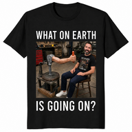 What on earth shirt in black