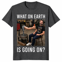 What on earth shirt in dark heather grey