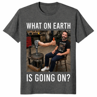 What on earth shirt in dark heather