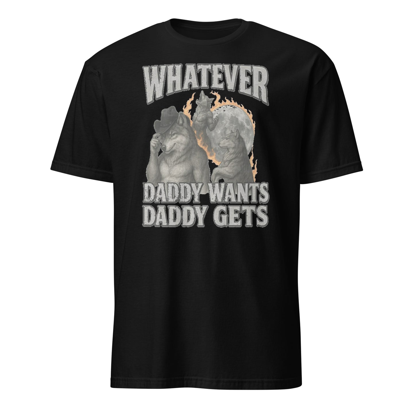 Whatever Daddy Wants Daddy Gets tee in navy bleu by Cuccic