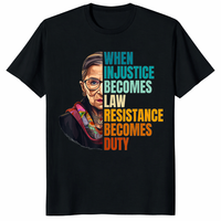 When Injustice Becomes Law RBG T-Shirt – Social Justice Activism Tee | RBG Legacy Tribute | Cuccico