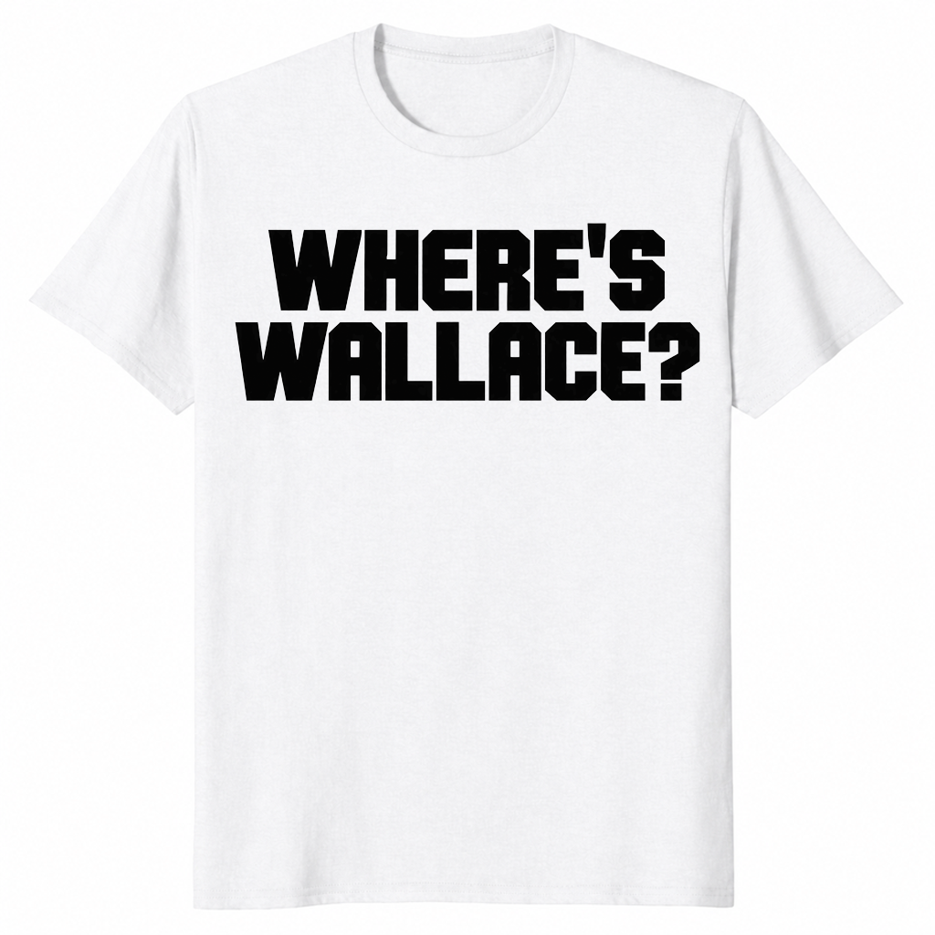 Where's wallace shirt in white