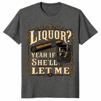 Whiskey lover gift shirt with vintage liquor label style bar humor design