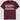 White Ally Shirt in maroon