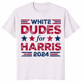 White Dudes For Harris shirt in ice grey