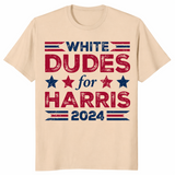 White Dudes For Harris shirt in sand