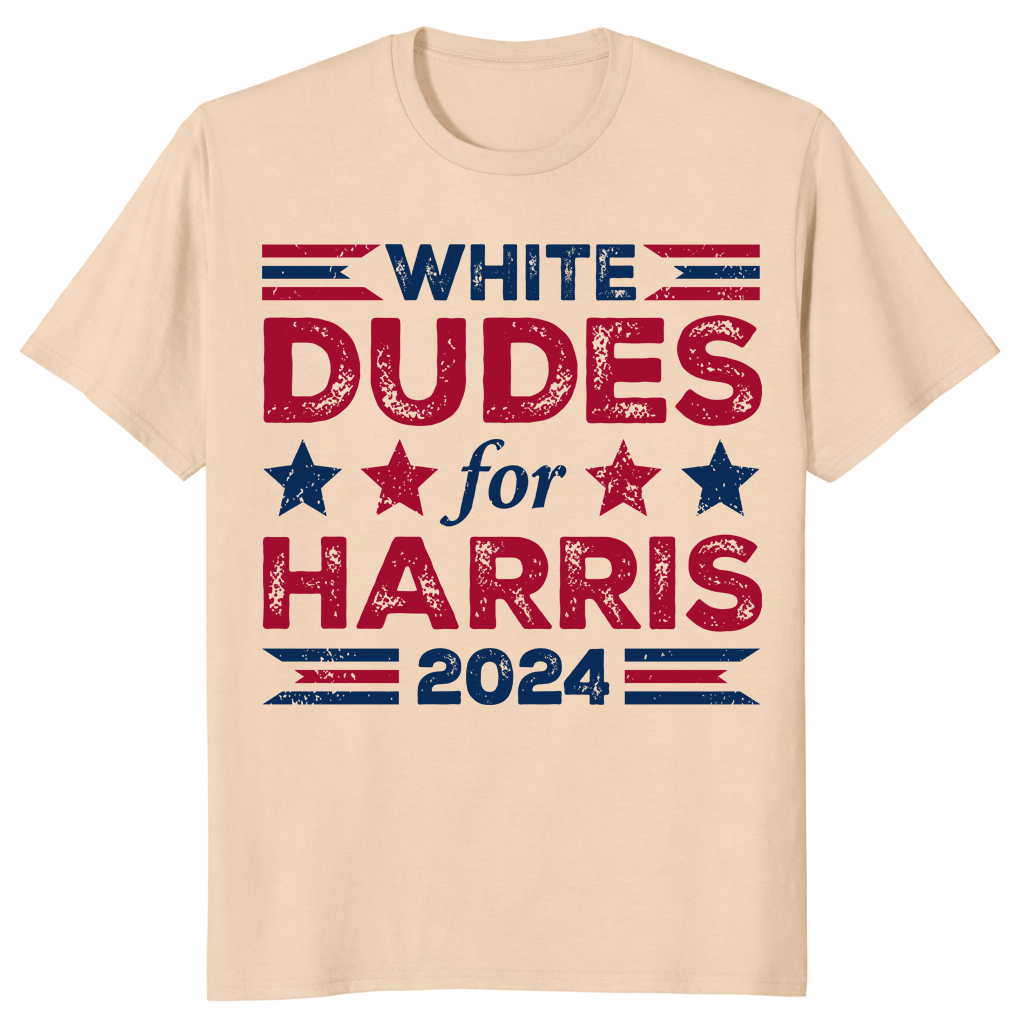 White Dudes For Harris shirt in sand