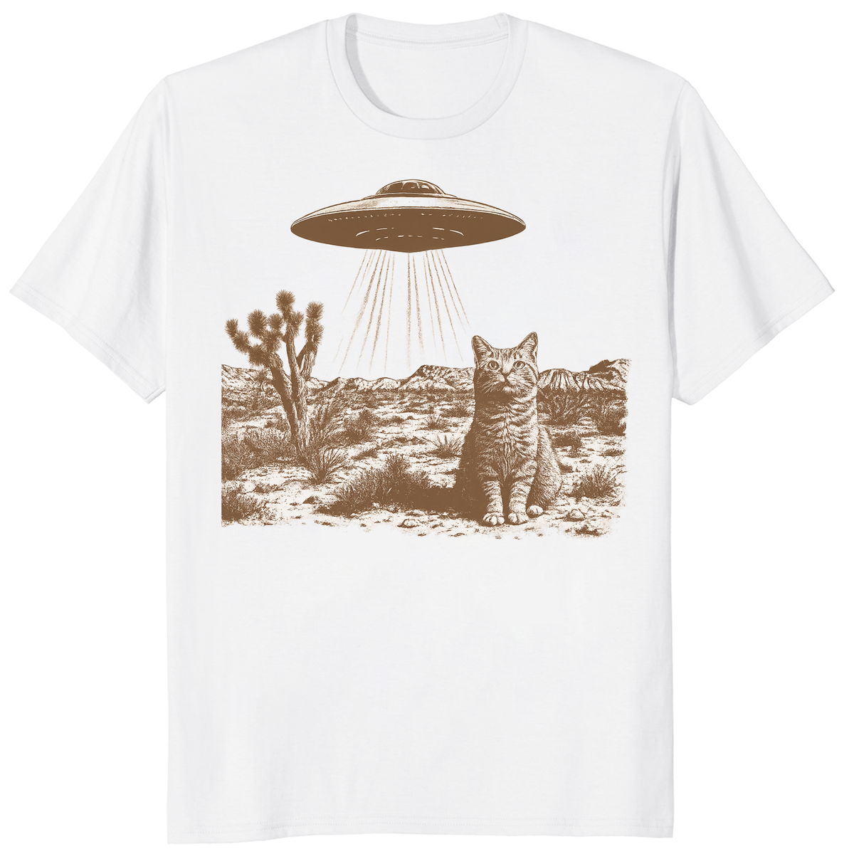 Vintage UFO Cowboy Cat Shirt – Retro 90s Western TShirt | Rodeo Shirt | Cuccico | Cuccico Design