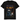 Black wizard cat shirt with a robed cat wizard and a mushroom kitten in a moonlit bog