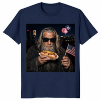 Wizard Hot Dog 4th of July Shirt | Funny Fantasy Patriotic Tee | Cuccico
