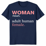 Woman Noun Adult Human Female shirt in navy