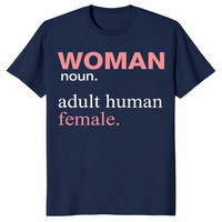 Woman Noun Adult Human Female shirt in navy