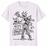 Women belong in baseball shirt ice grey