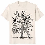 Women belong in baseball shirt natural