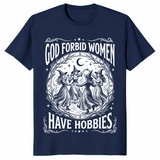 Women have hobbies shirt in navy