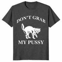 Women's rights funny cat tee with edgy feminist protest design