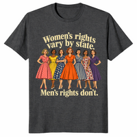 Women's rights shirt in dark heather grey