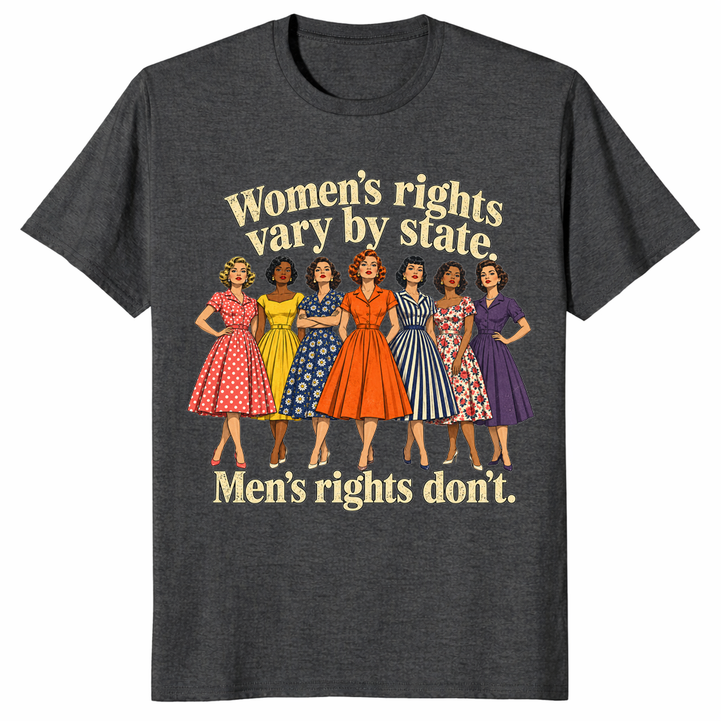 Women's rights shirt in dark heather grey