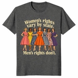 Women's rights shirt in dark heather