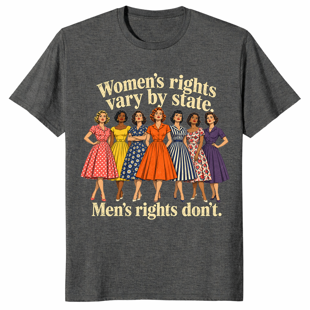 Women's rights shirt in dark heather
