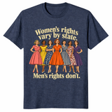 Women's rights shirt in heather navy