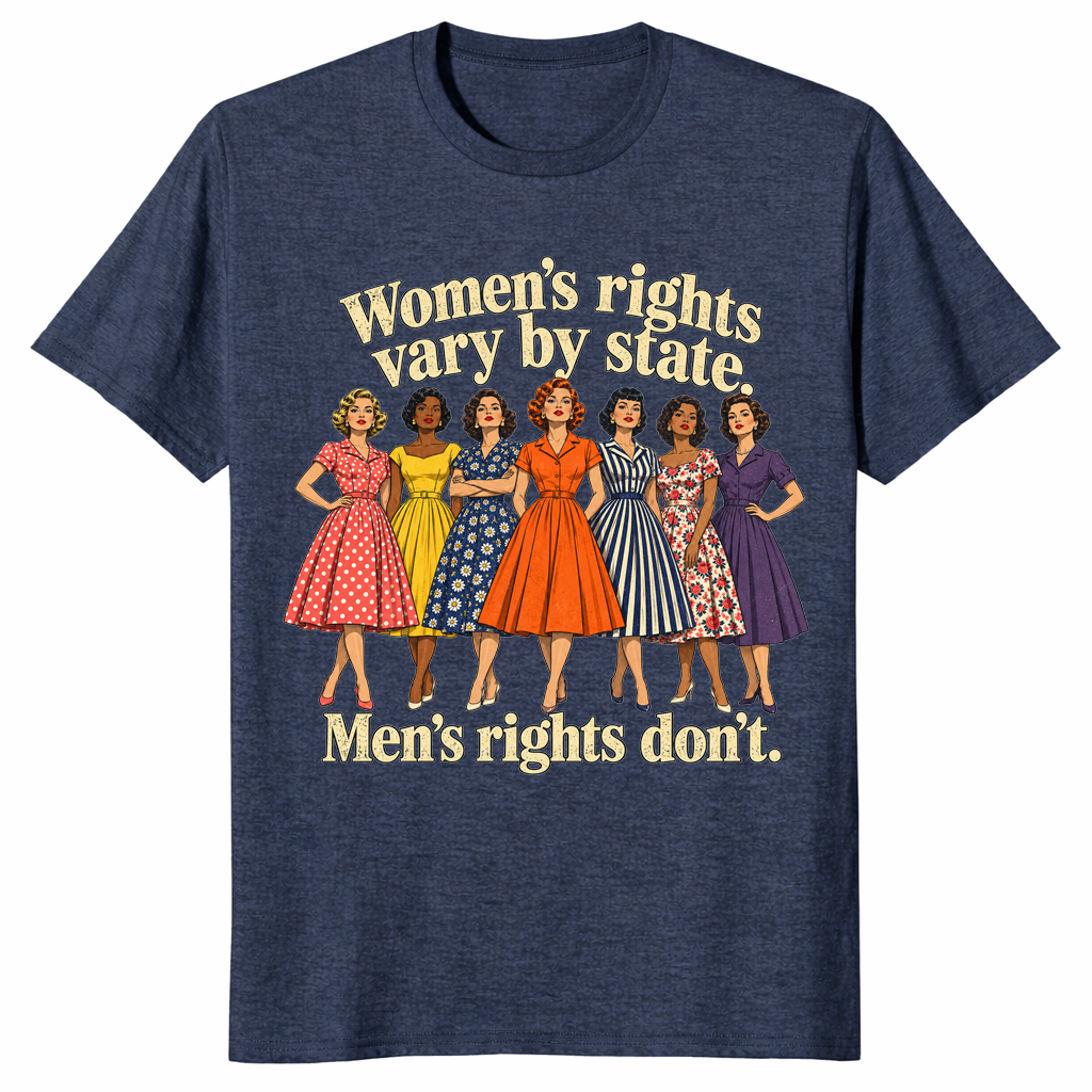 Women's rights shirt in heather navy