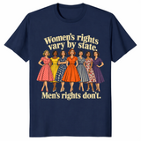 Women's rights shirt in navy