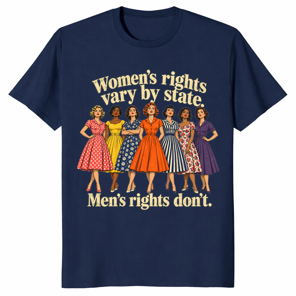 Women's rights shirt in navy