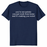 Work from home shirt in navy