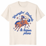 Wranglin students shirt in natural