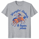 Wranglin students shirt in sport grey
