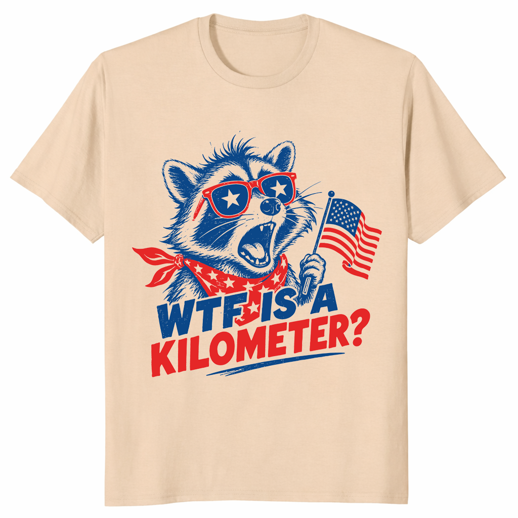WTF is a kilometer shirt in sand