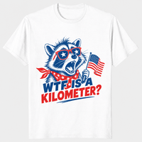 WTF is a kilometer shirt in white