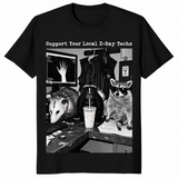 X-ray tech shirt in blac