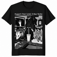 X-ray tech shirt in blac