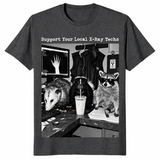 X-ray tech shirt in dark heather grey