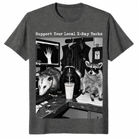 X-ray tech shirt in dark heather