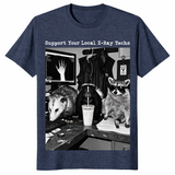 X-ray tech shirt in heather navy