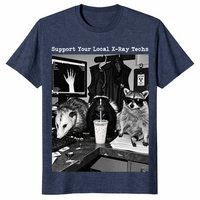 X-ray tech shirt in heather navy