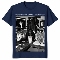 X-ray tech shirt in navy