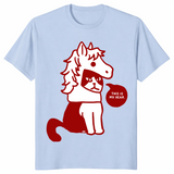 Year of the horse 2026 shirt light blue