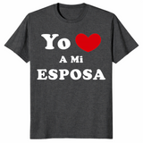 Yo Amo A Mi Esposa Shirt in dark heather grey