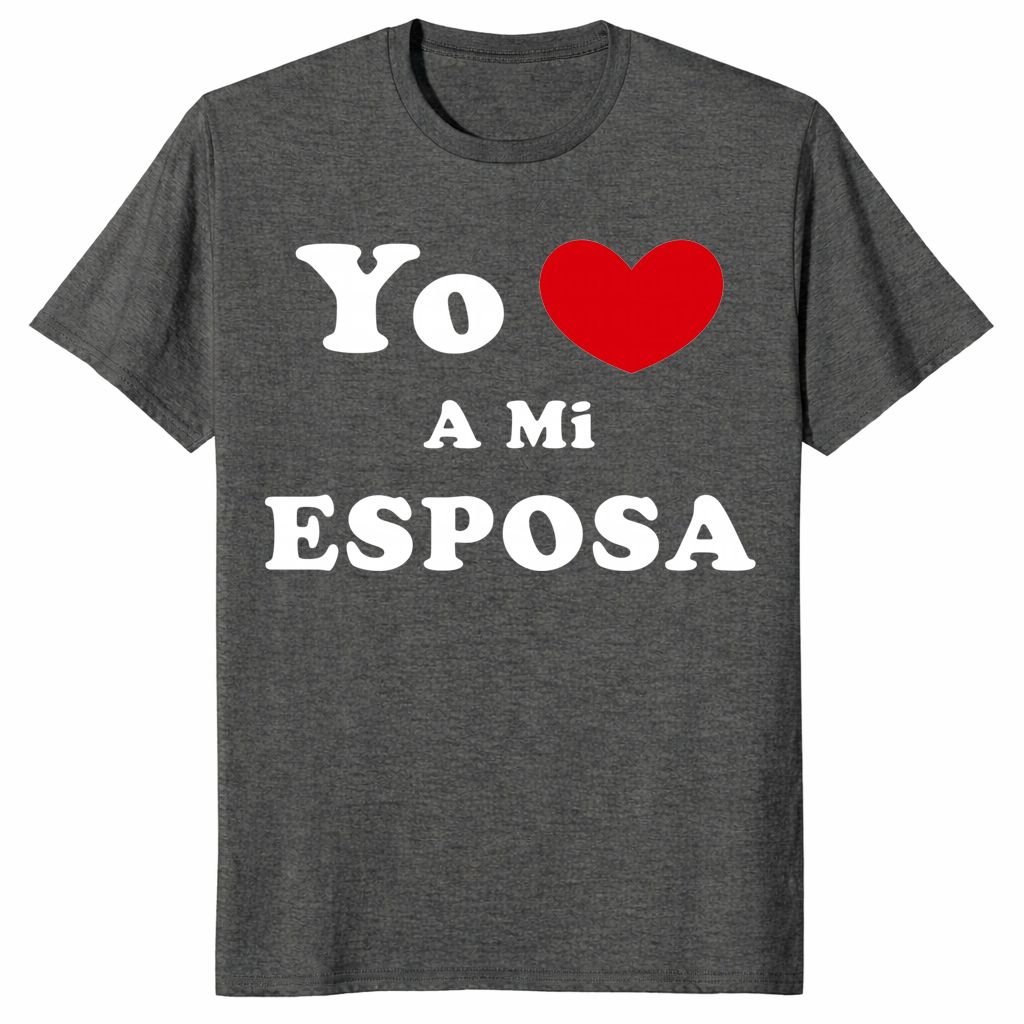 Yo Amo A Mi Esposa Shirt in dark heather