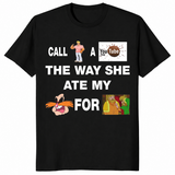 Yo momma joke shirt in black