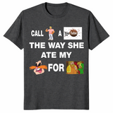 Yo momma joke shirt in dark heather grey