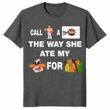Yo momma joke shirt in dark heather