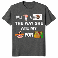 Yo momma joke shirt in dark heather