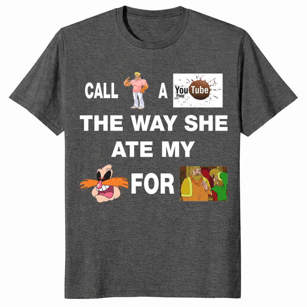 Yo momma joke shirt in dark heather