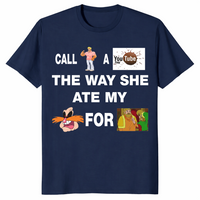 Yo momma joke shirt in navy