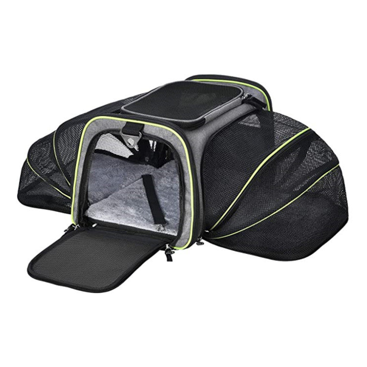 Expandable Cat Carrier - Airline Approved, Foldable & Reflective - YourCatBackpack.Co